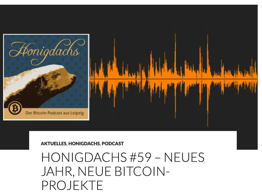 Honigdachs Podcast Banner.